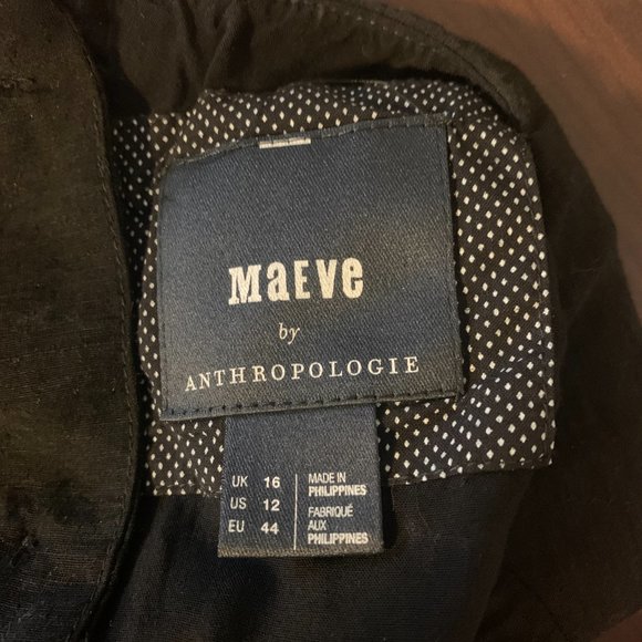 Black button back top Maeve by Anthropologie - Picture 3 of 3